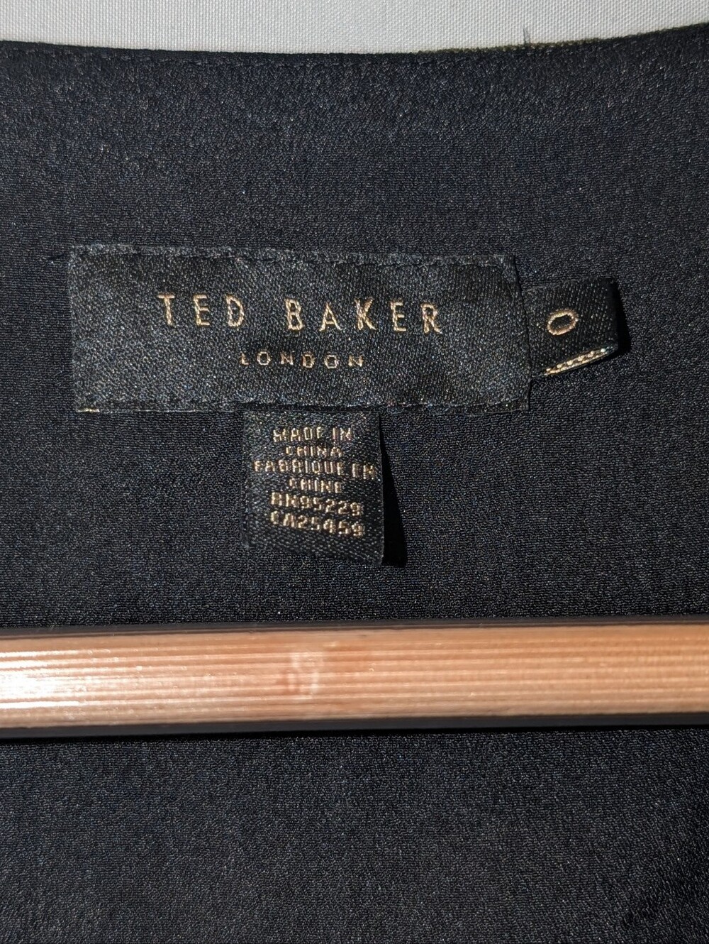 Ted Baker London Black‎ Midi Dress with Cream, Pink and Olive Stripes - Picture 3 of 11